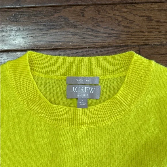 J. Crew Women’s Class Crew Cashmere Sweater - Picture 2 of 2